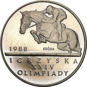 PRL. PRÓBA Nikiel 500 złotych 1987 – Igrzyska XXIV Olimpiady