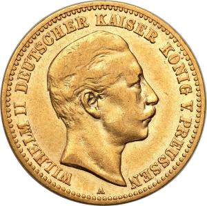 Niemcy Prusy 10 Marek 1890 A wilhelm II st. 2-