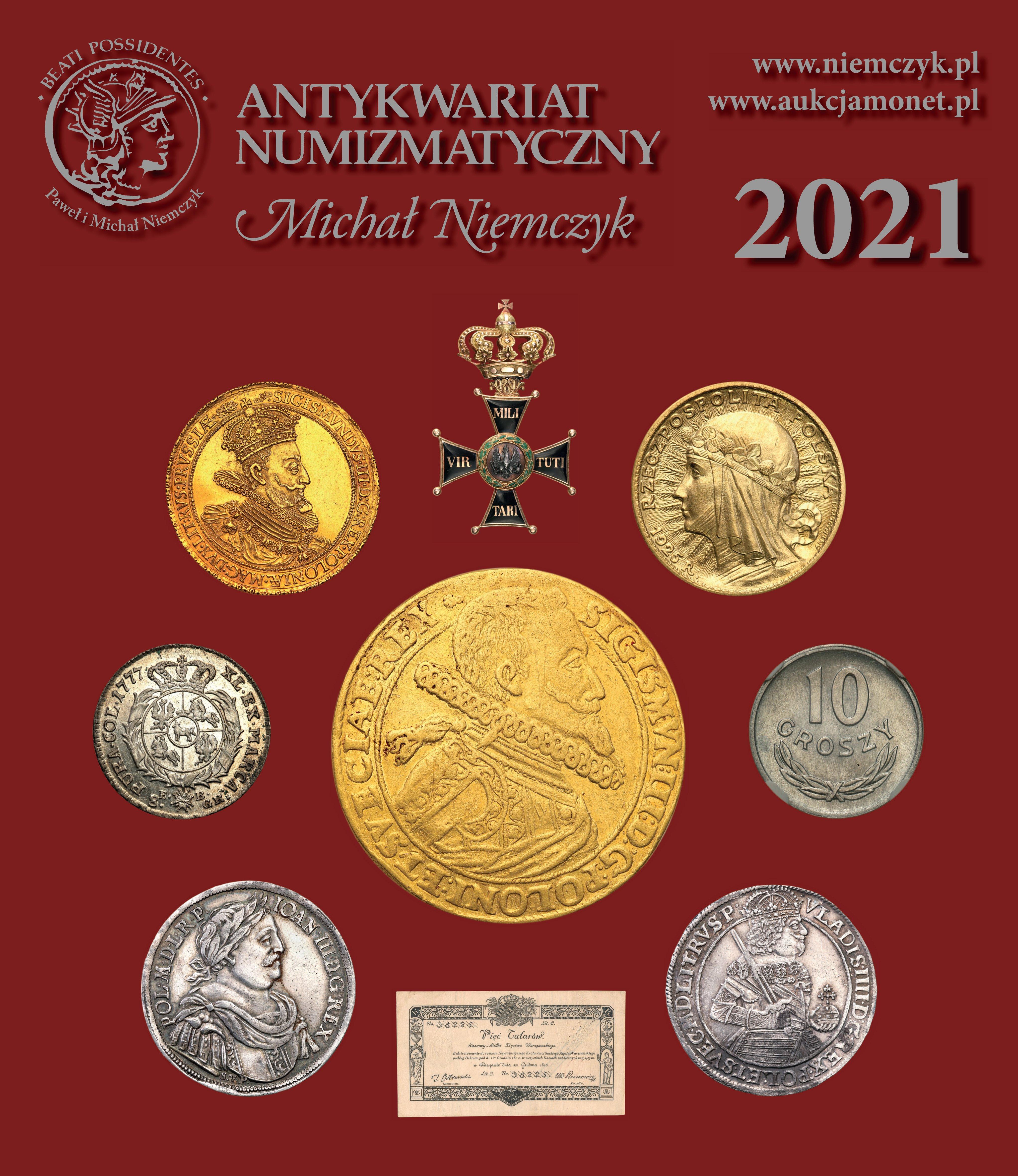 Kalendarz numizmatyczny 2021 NIEMCZYK - limitowana edycja!