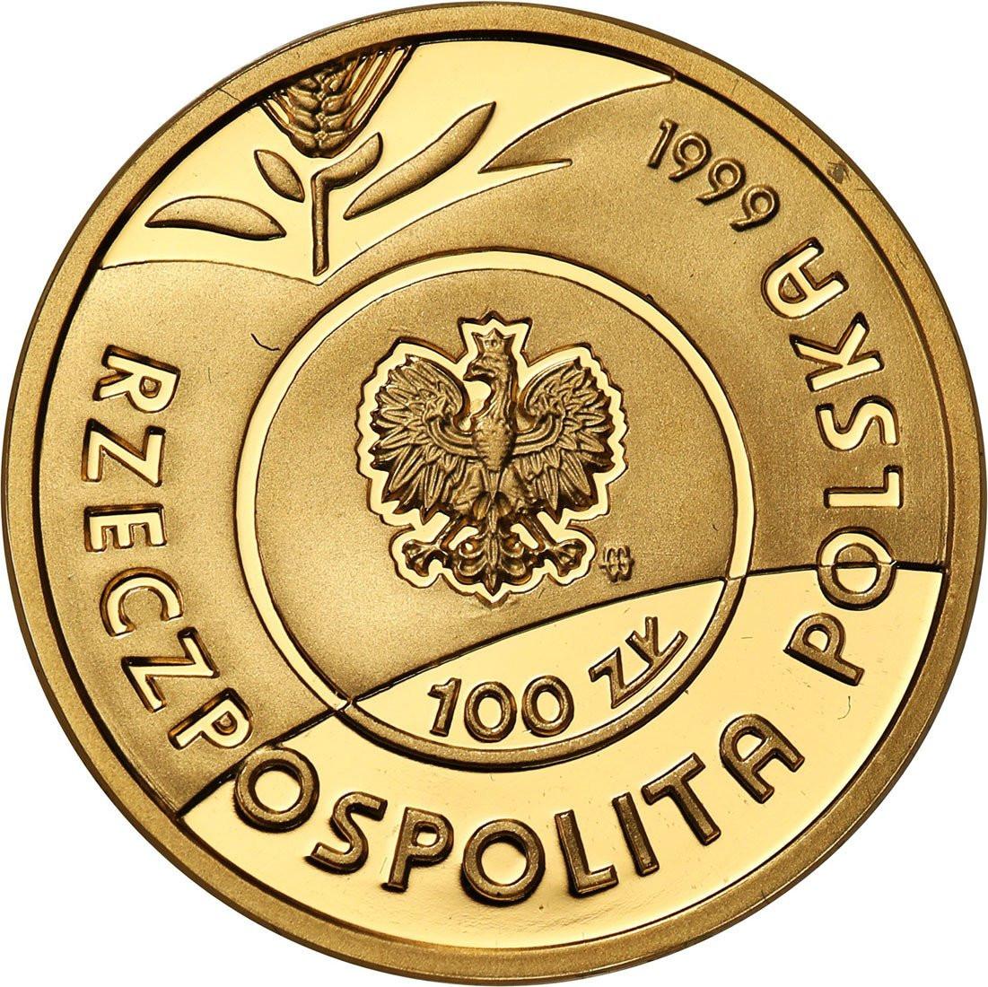 III RP 100 złotych 1999 Jan Paweł II Papież Pielgrzym