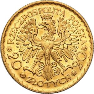 II RP. 20 złotych 1925 Chrobry st. 1