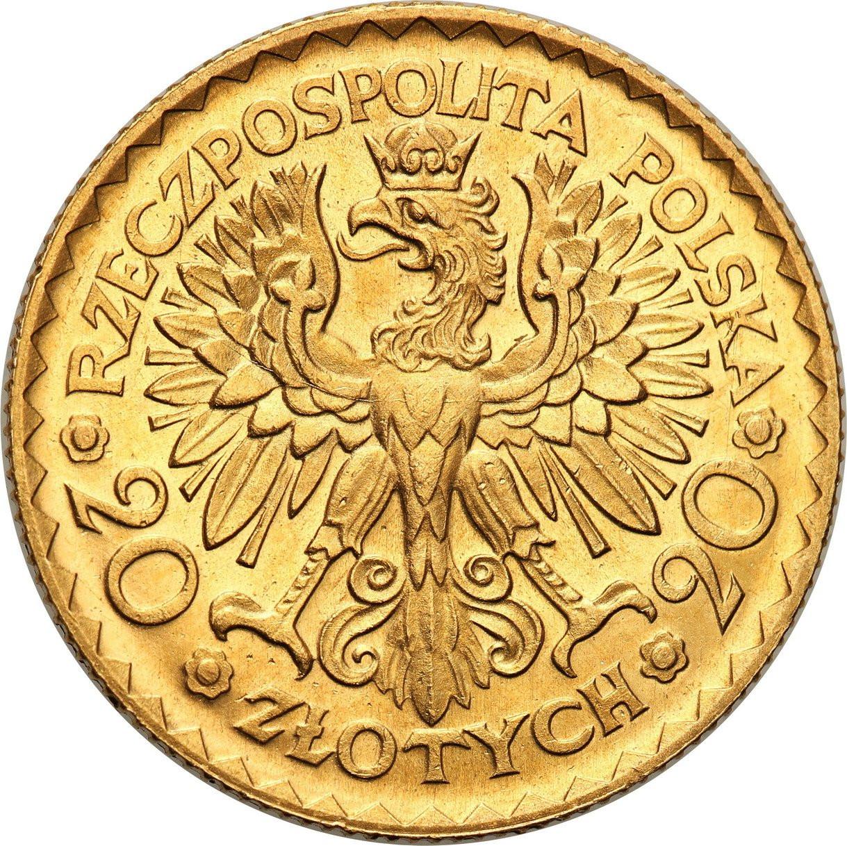 II RP. 20 złotych 1925 Chrobry st. 1