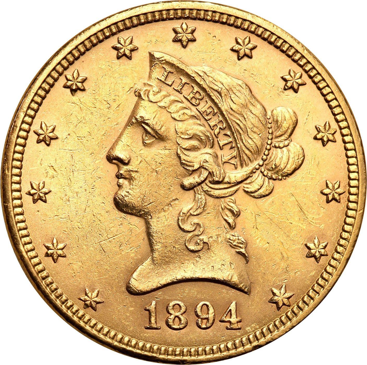 USA. 10 dolarów Liberty 1894 Filadelfia