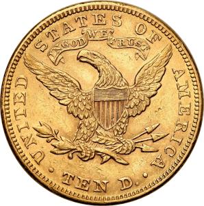 USA 10 dolarów 1886 Filadelfia Liberty