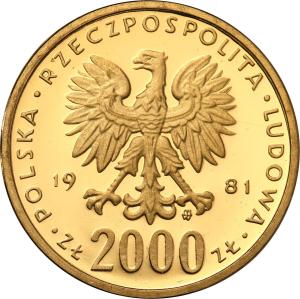 PRL. 2000 złotych 1981 Władysław Herman st. L-
