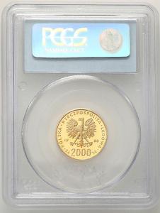 PRL. 2.000 złotych 1980 Kazimierz Odnowiciel PCGS PR66 DCAM