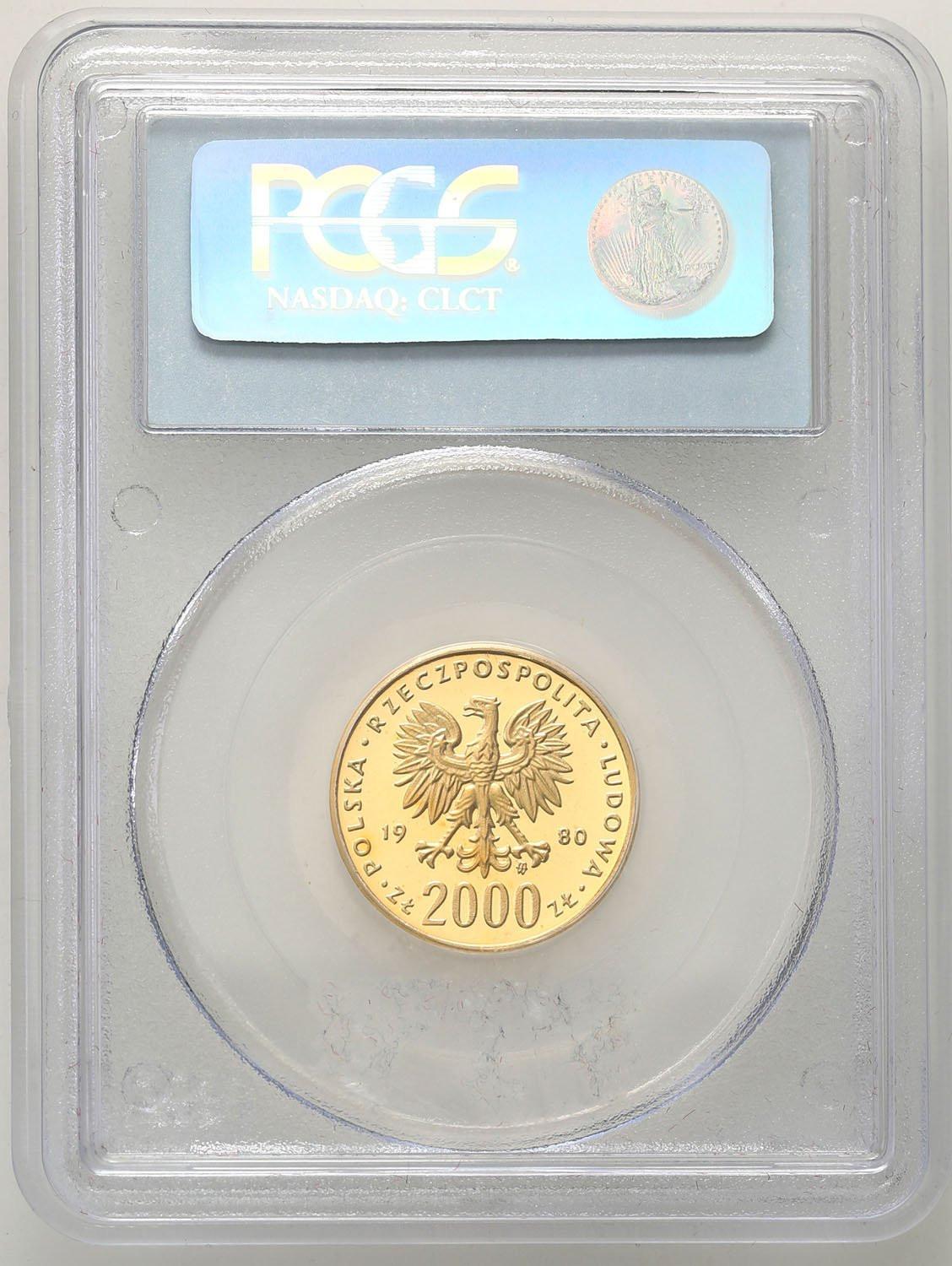 PRL. 2.000 złotych 1980 Kazimierz Odnowiciel PCGS PR66 DCAM