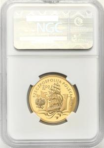 III RP. 200 złotych 2007 Konrad Korzeniowski NGC PF69 ULTRA CAMEO (2MAX)