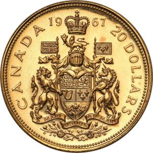 Kanada Elżbieta II 20 dolarów 1967 st.1/1-