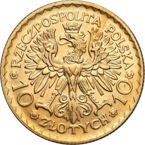 II RP. 10 złotych 1925 Chrobry st. 1-