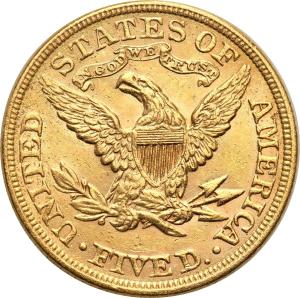 USA 5 dolarów 1898 Filadelfia st. 2+