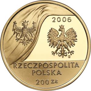 III RP. 200 złotych 2006 100-lecie Szkoły Głównej Handlowej w Warszawie