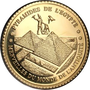 Wybrzeże Kości Słoniowej 1500 franków 2006 Piramidy w Gizie
