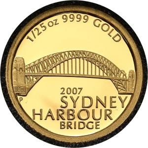 Australia 5 dolarów 2007 Most Portowy w Sydney