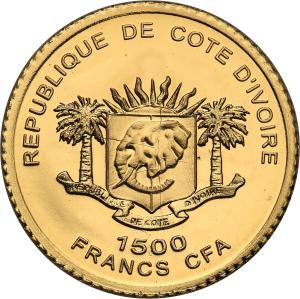 Wybrzeże Kości Słoniowej 1500 franków 2006 Latarnia Morska na Faros