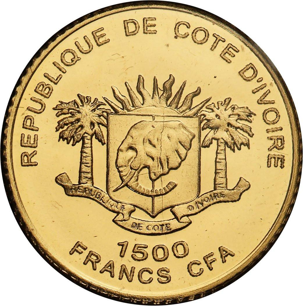 Wybrzeże Kości Słoniowej 1500 franków 2007 Wielki Mur Chiński