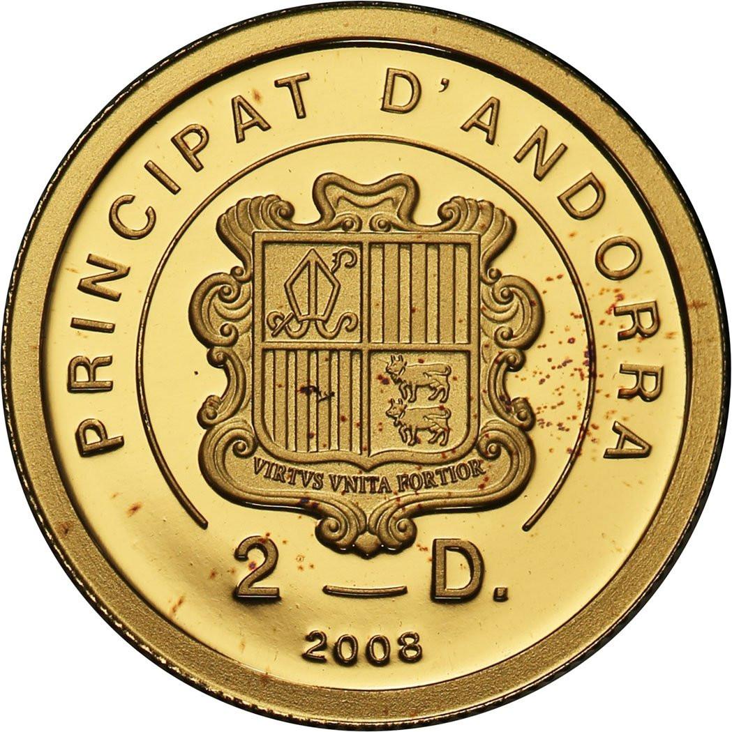 Księstwo Andory 2 dinary 2008 Pieta