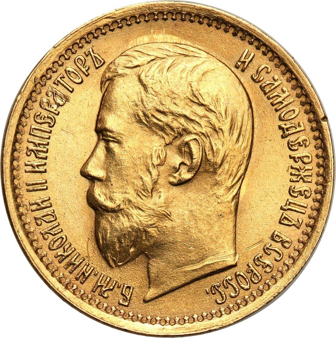 Rosja. Mikołaj II. 5 rubli 1898 (AP), Petersburg
