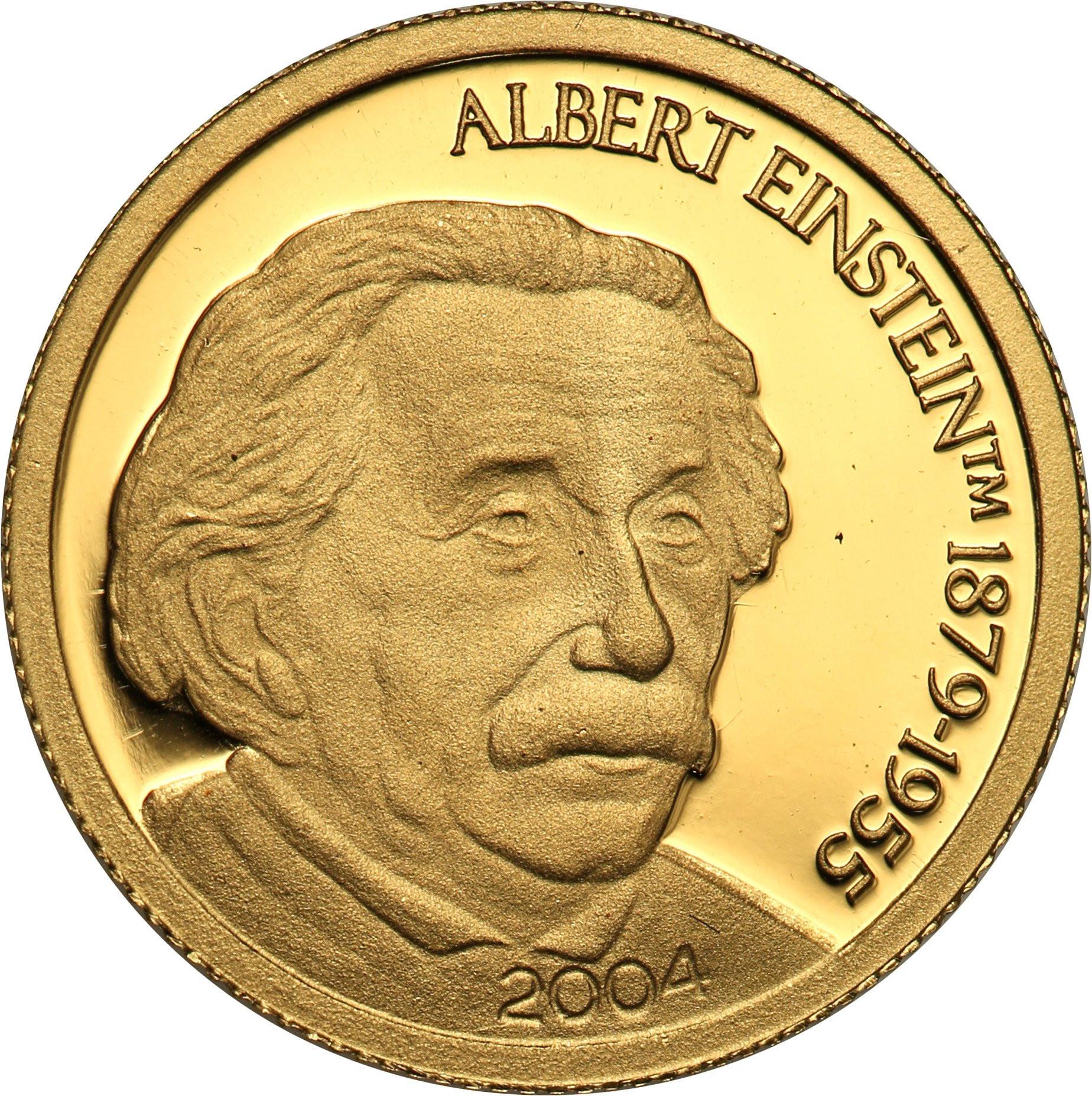 Mariany Północne. 5 dolarów 2004 Albert Einstein
