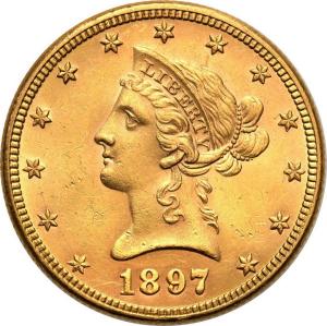 USA. 10 dolarów Liberty 1894 Filadelfia