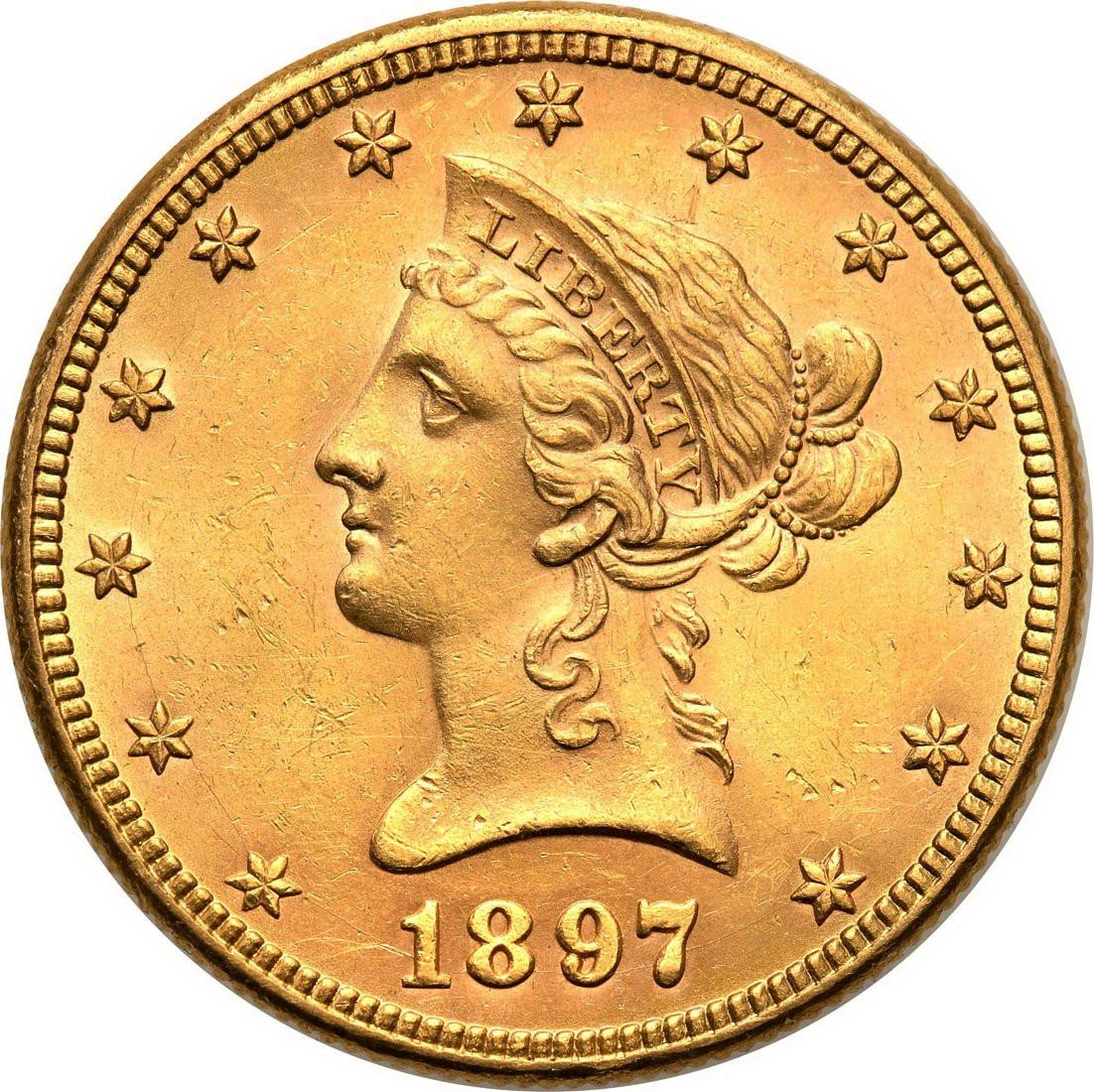 USA. 10 dolarów Liberty 1894 Filadelfia