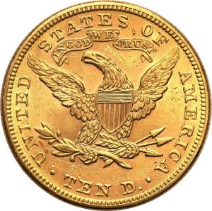 USA. 10 dolarów Liberty 1894 Filadelfia