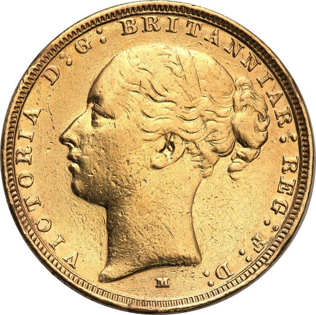 Australia. Victoria 1 suweren 1884 M Melbourne