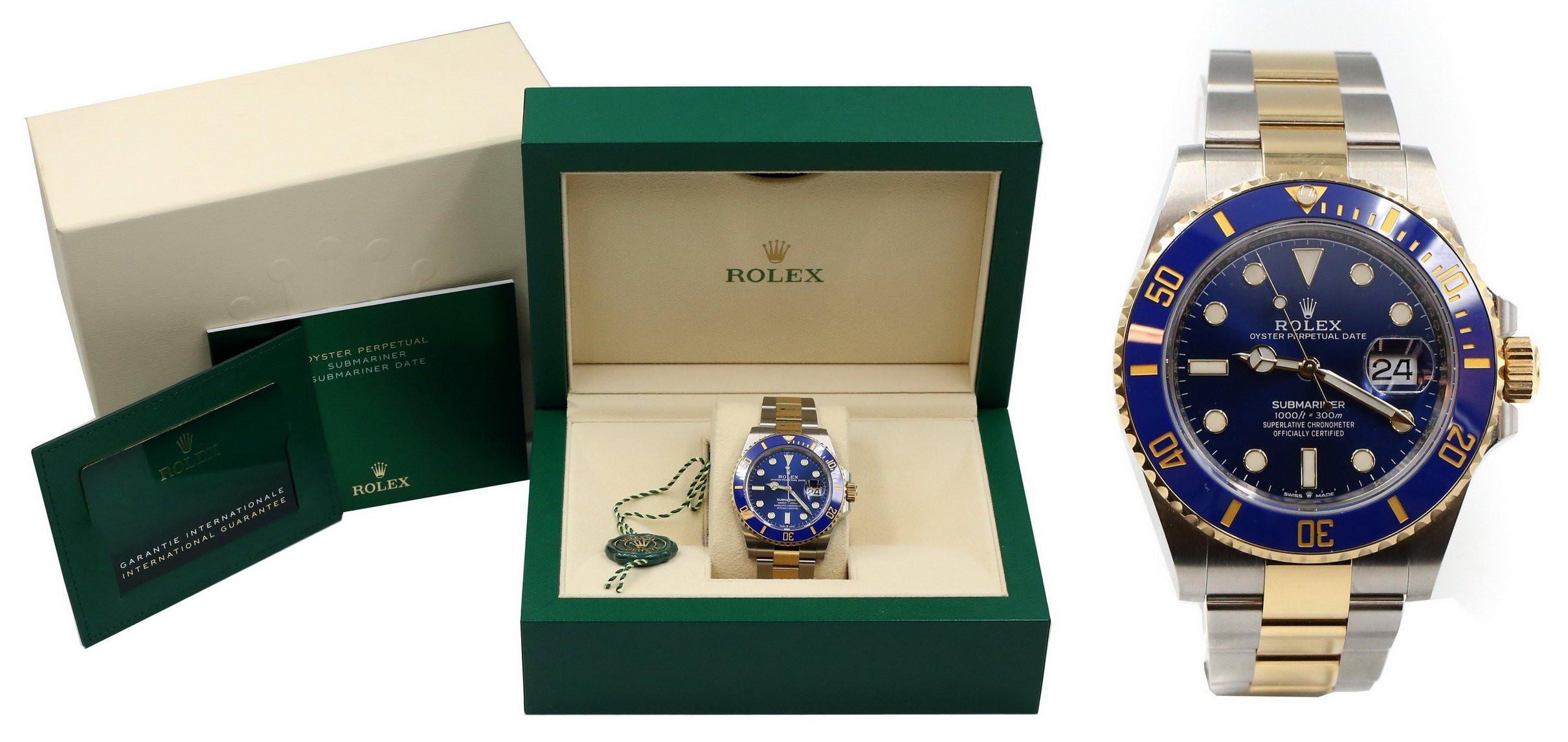 Zegarek Rolex Submariner Date 41 mm 126613LB – stal złoto - NOWOŚĆ 2020
