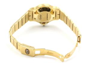 Zegarek Cartier Lady Santos Ronde - Złoto 18k