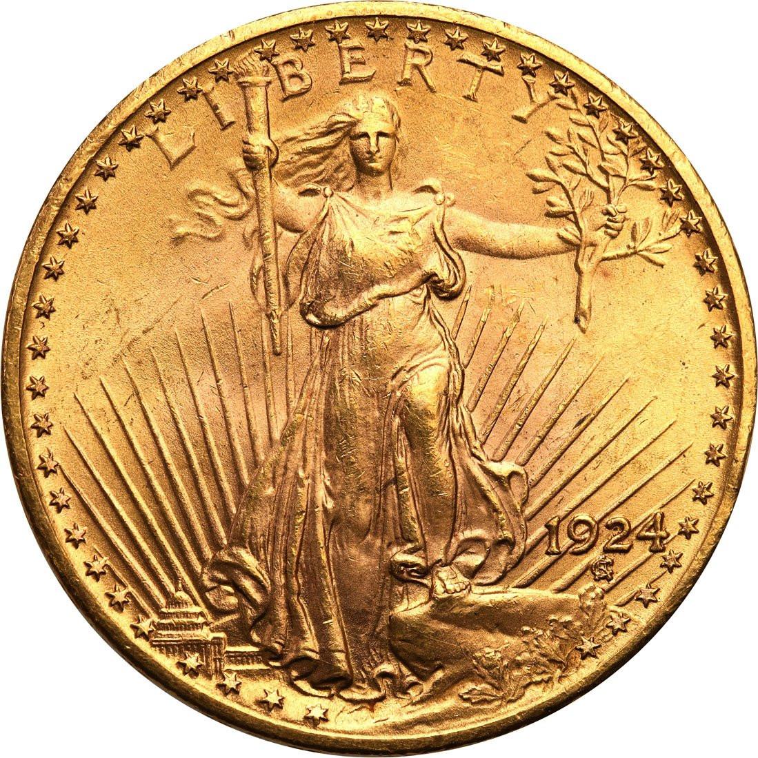 USA. 20 dolarów Saint Gaudens 1924