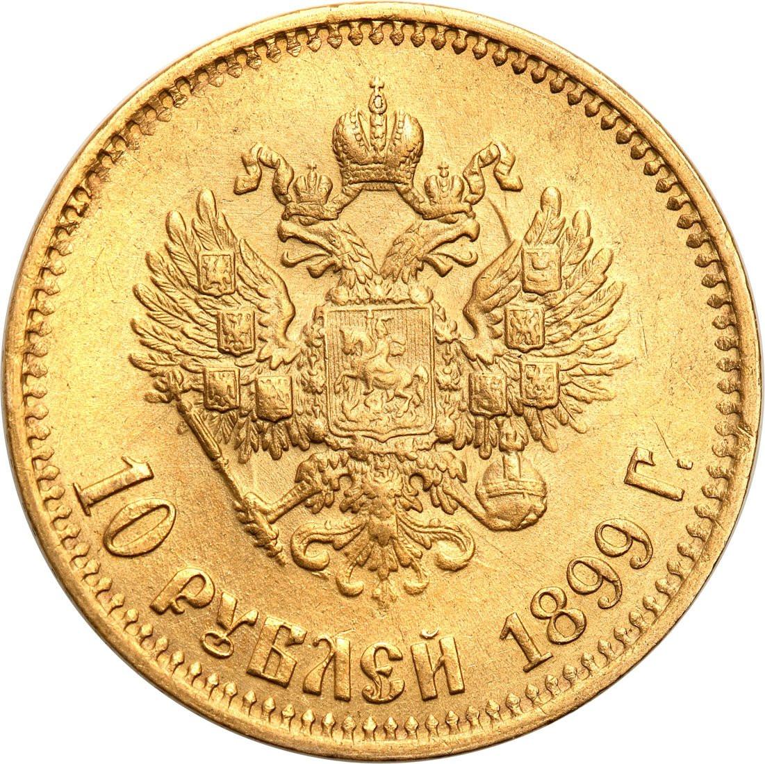 Rosja. Mikołaj II. 10 rubli 1899 ЭБ, Petersburg