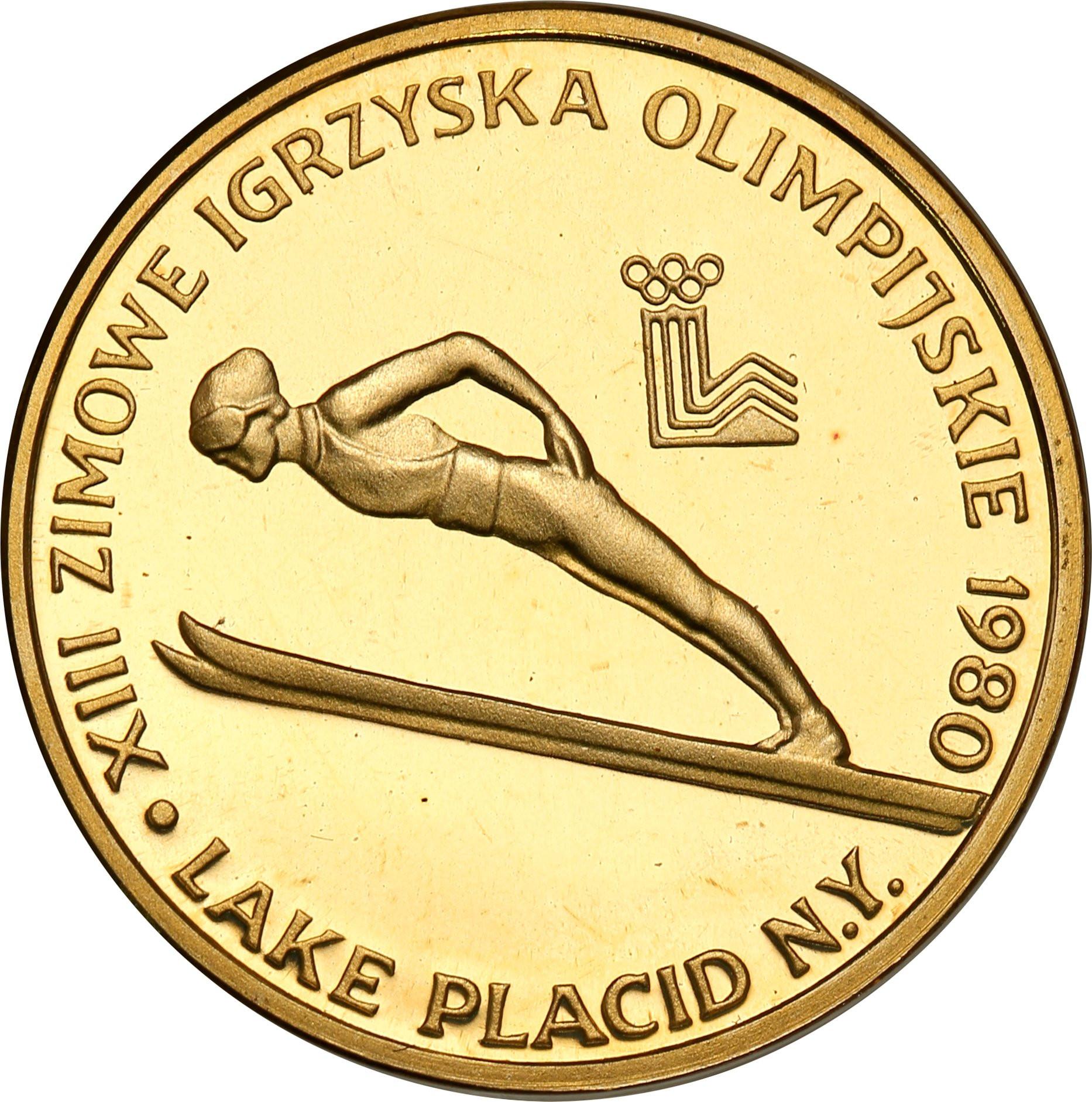 PRL 2000 złotych 1980 XIII Zimowe Igrzyska Olimpijskie Lake Placid st.L