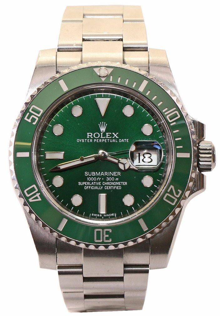 Zegarek Rolex Submariner Date 116610LV Hulk- Zielony