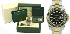 Zegarek Rolex GMT-Master II 116713LN Czarny – stal złoto