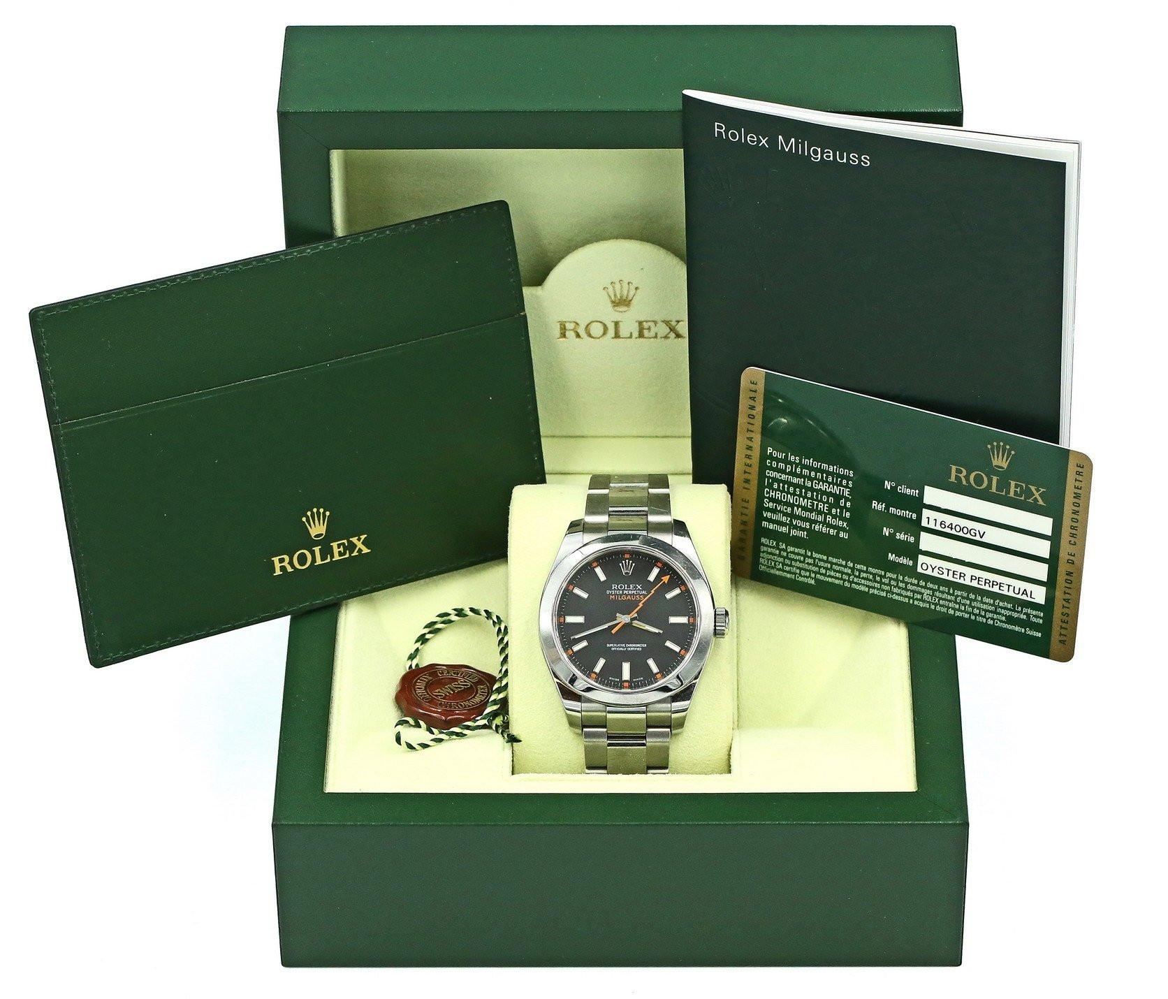 Zegarek Rolex Milgauss 116400 – Czarny