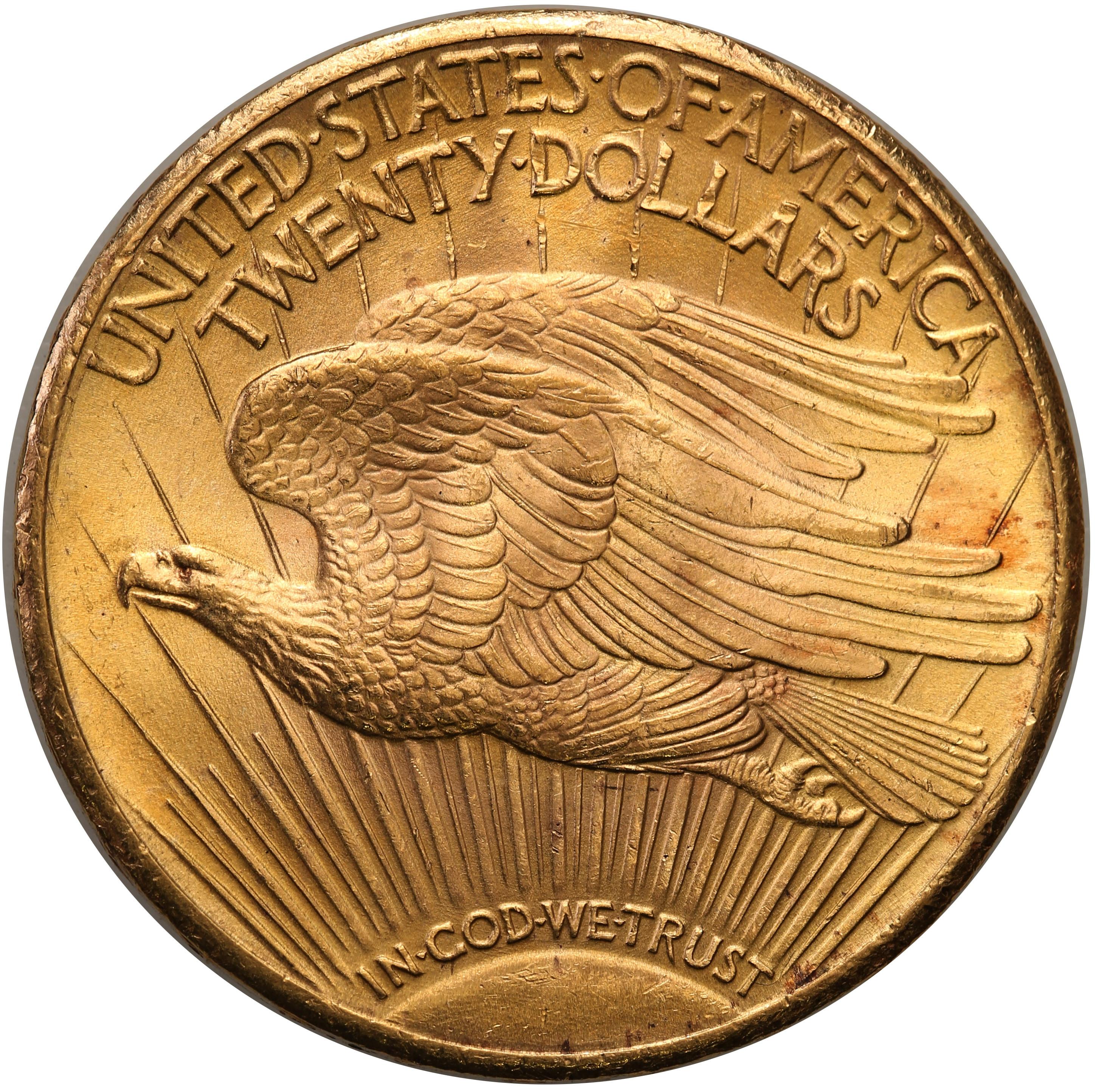 USA. 20 $ dolarów 1927 Philadelphia – PIĘKNE st.1