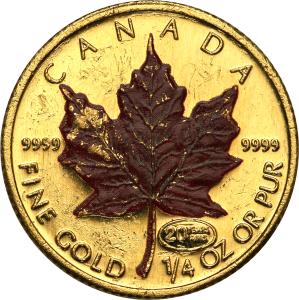 Kanada. 10 dolarów 1999 Liść Klonowy st. 1 – 1/4 uncji złota