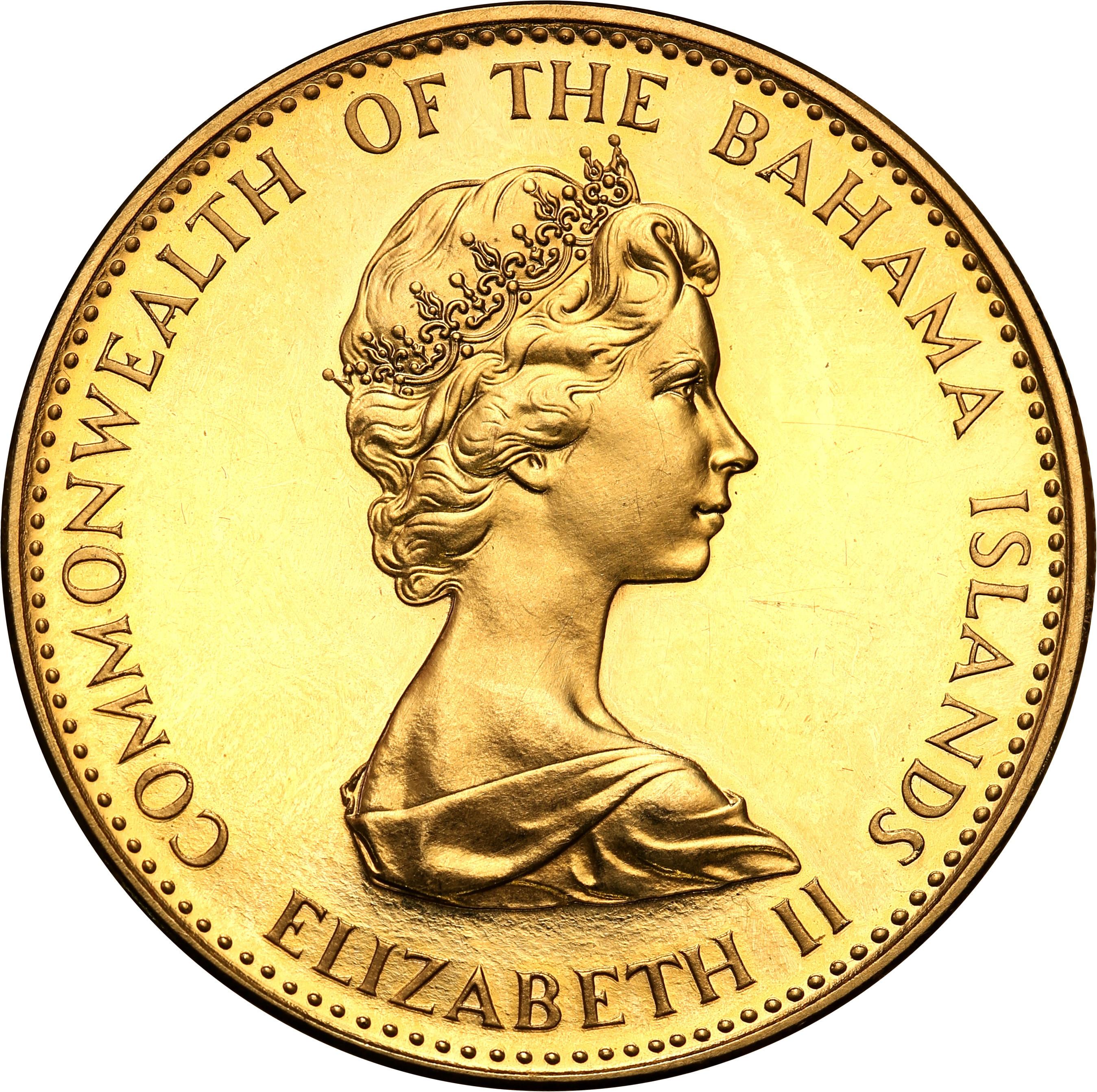 Bahamas. Eliżbieta II. 100 dolarów 1971 st.1/1-
