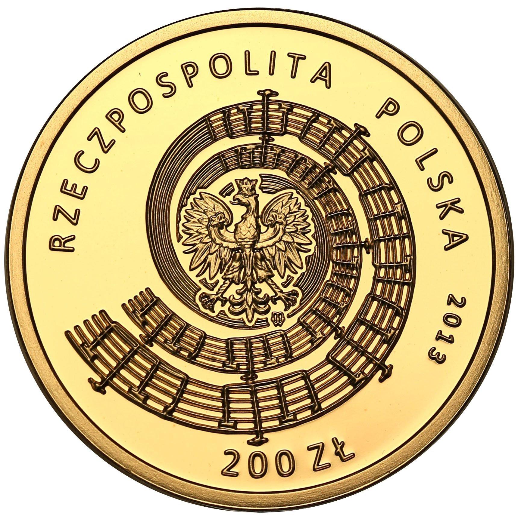 Polska. 200 złotych 2013 Witold Lutosławski st. L