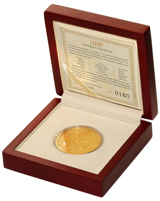 500 złotych 2012 UEFA EURO Piłka Nożna Polska-Ukraina (2 uncje złota) st.L