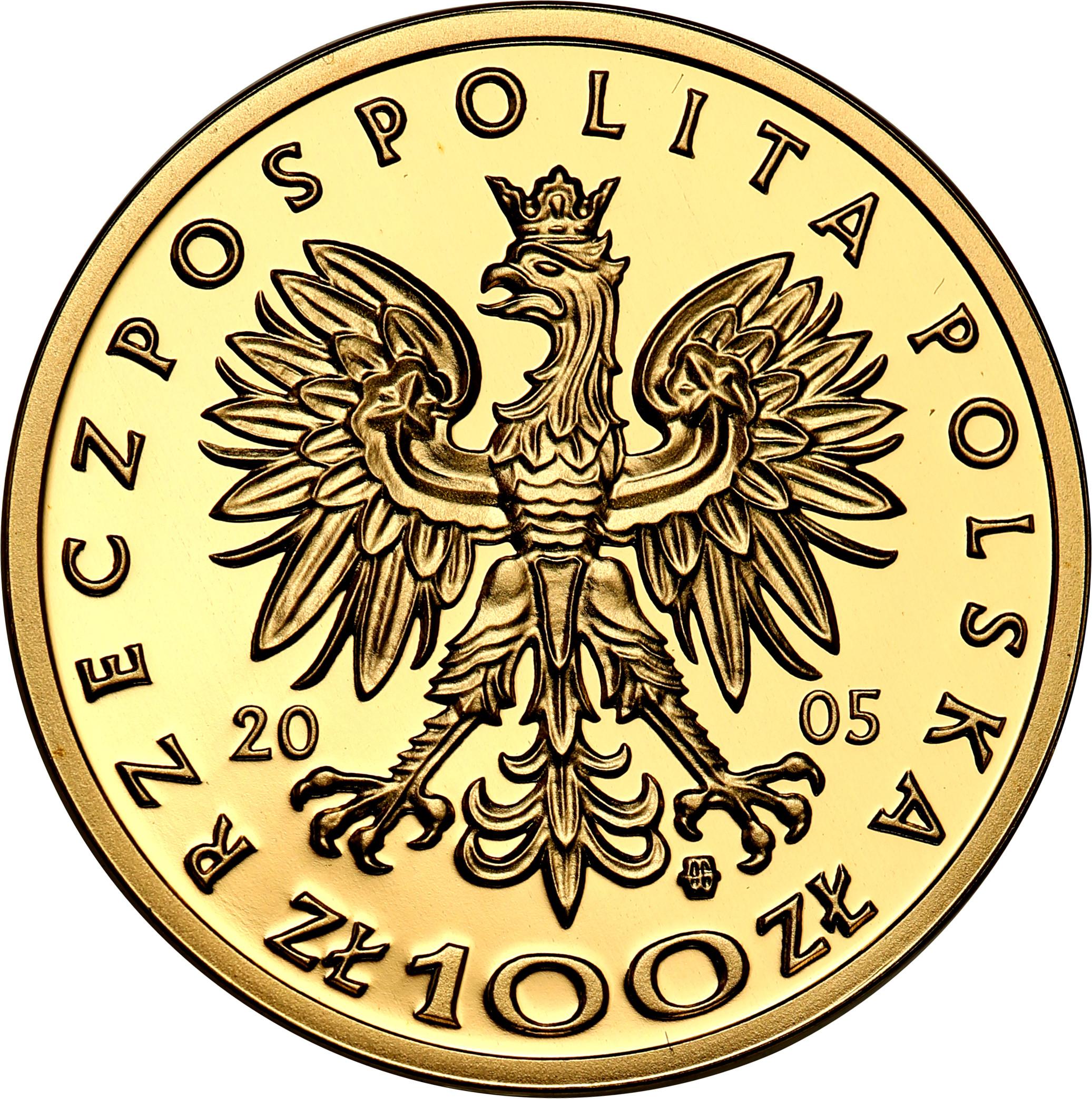 III RP. 100 złotych 2005 Stanisław August Poniatowski st.L