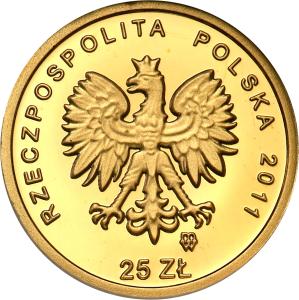 Polska III RP 25 złotych 2011 Beatyfikacja Jana Pawła II Grading PR70