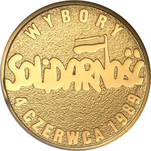 25 złotych 2009 Wybory 4 czerwca 1989 Solidarność Grading PR70
