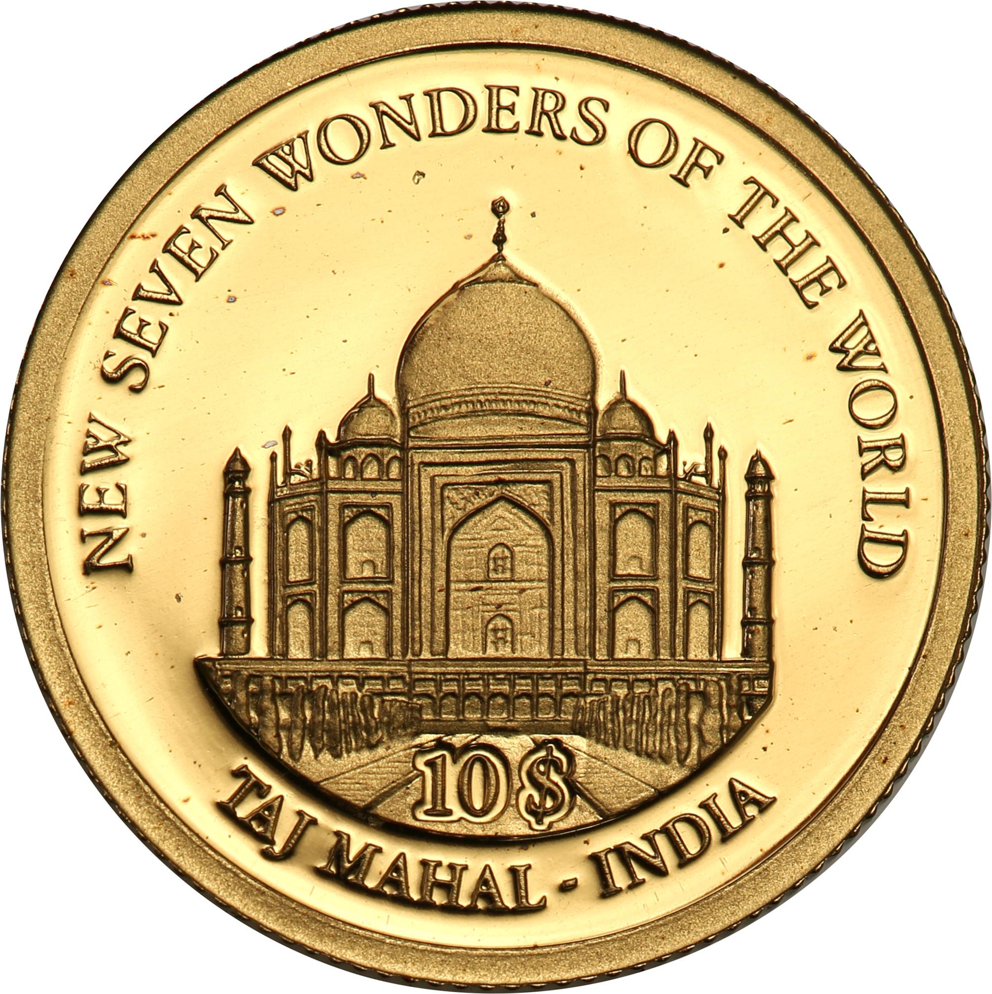 Wyspy Salomona. 10 dolarów Wysp Salomona 2007 Taj Mahal st.L