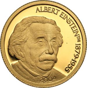 Mariany Północne. 5 dolarów 2004 Albert Einstein st.L