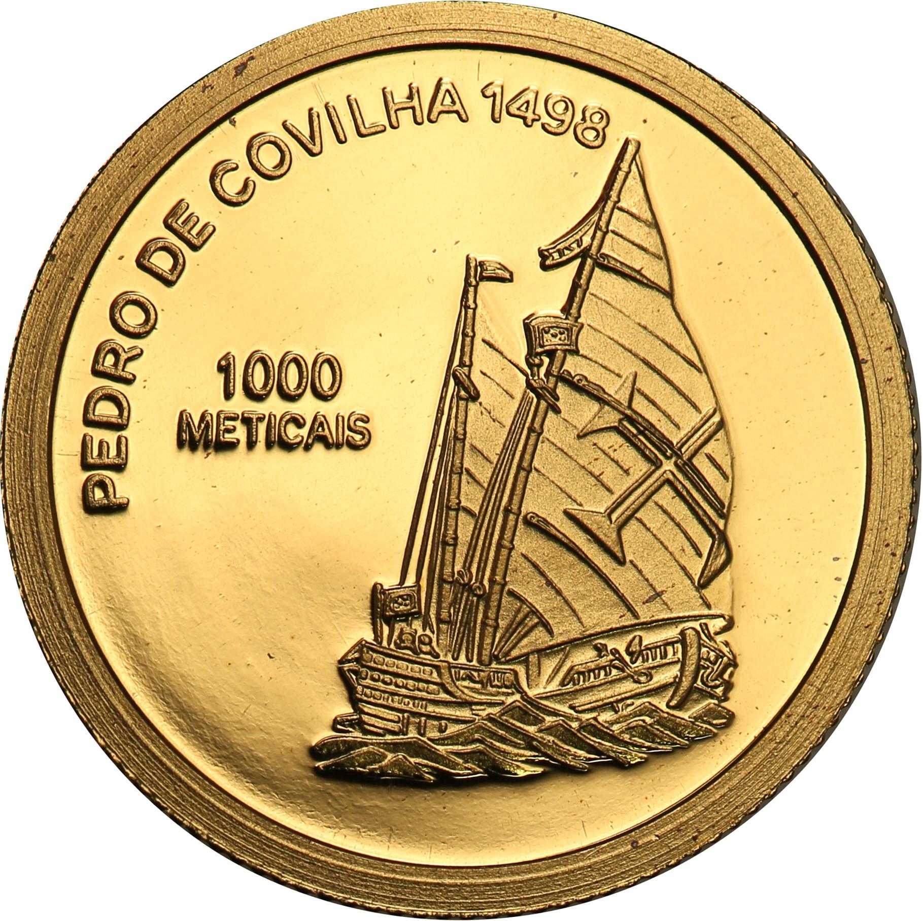 Mozambik. 1000 Metical 2003 Pedro de Covilha st.L