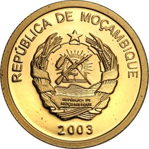Mozambik. 1000 Metical 2003 Pedro de Covilha st.L