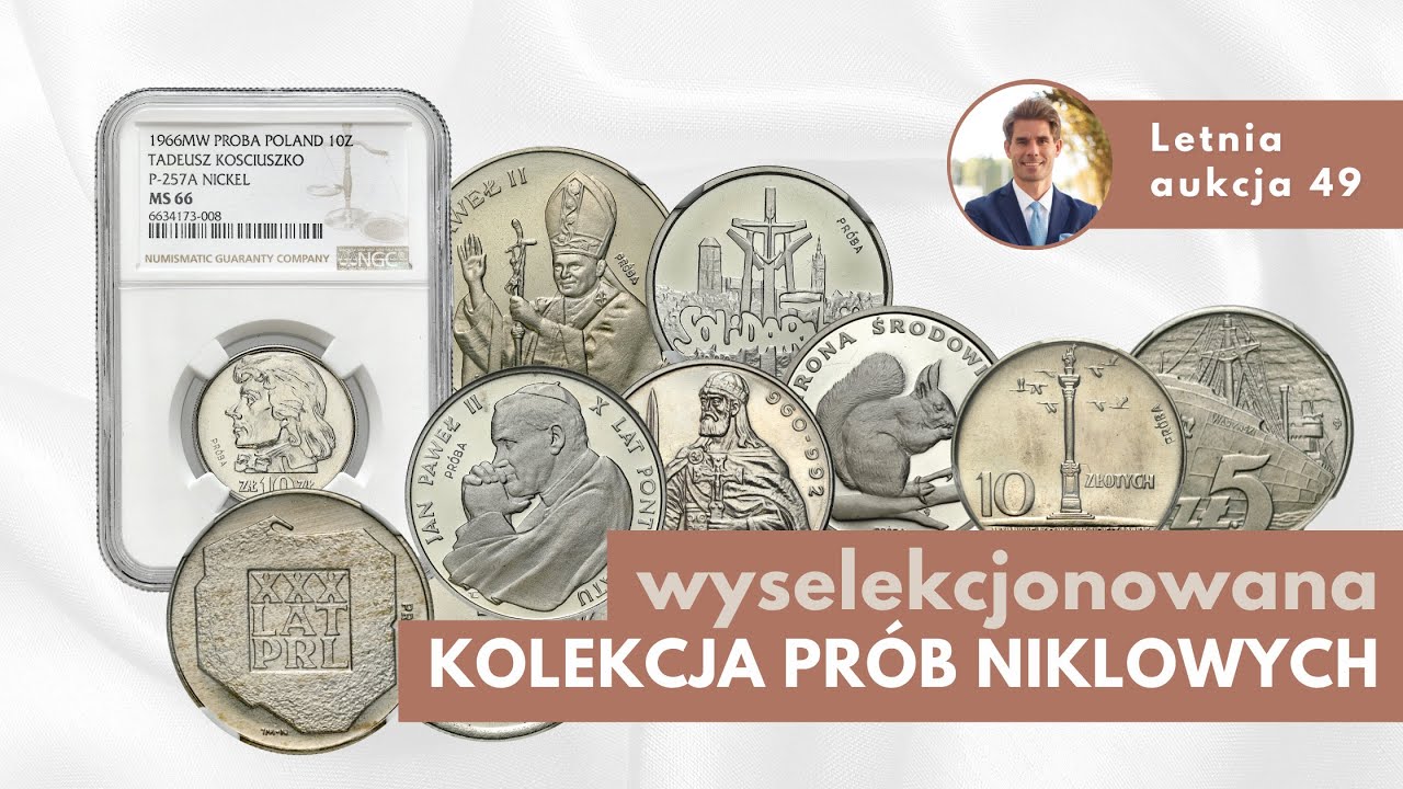 Monety PRL warte fortunę: rzadkie próby niklowe z PRL i ich kilkutysięczne wyceny na Aukcji Niemczyk