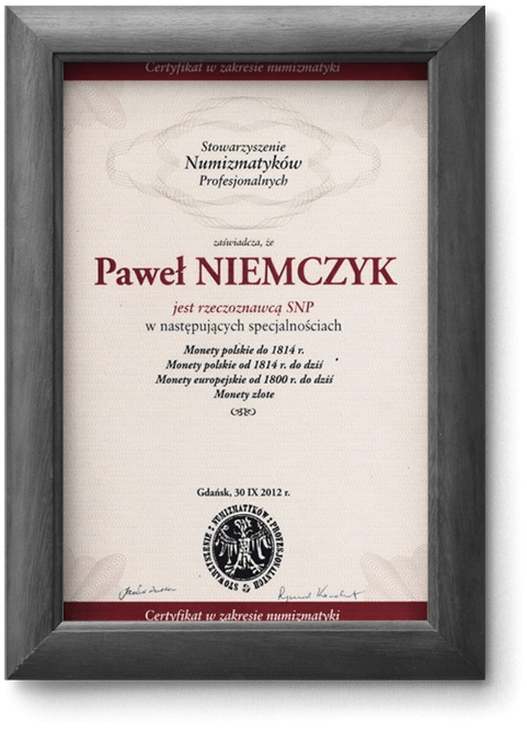 Stowarzyszenie Numizmatyków Profesjonalnych Paweł Niemczyk